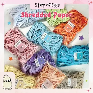 Premium quality shredded paper l kertas cacah aesthetic hampers l kertas serut l kertas sobek 20 gr