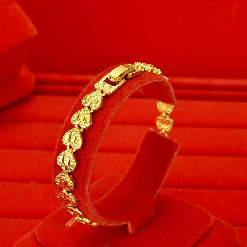 Product Introduction of Copper gold-plated watch chain, Geely bracelet, gold-plated accessories, non fading, non peeling alarm jewelry -24H shipping, free gift jewelry box 22