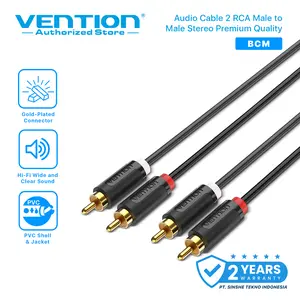 VENTION Kabel Audio RCA Stereo Male to Male Gold Plated sound system