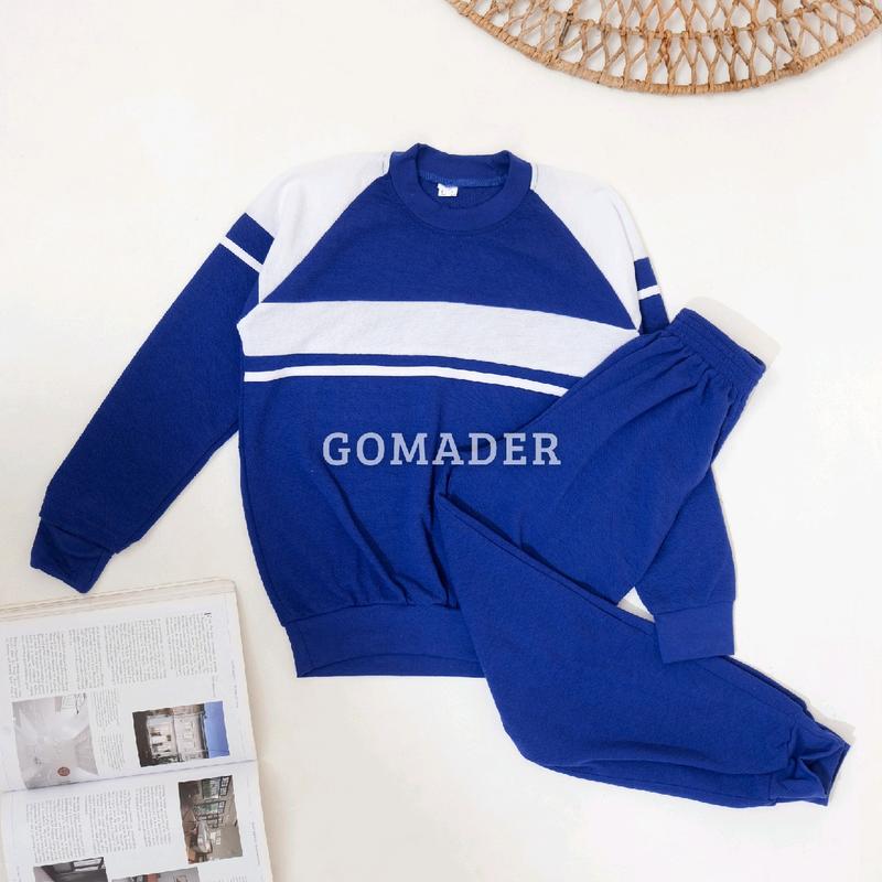 Gomader Setelan Baju Olahraga Sekolah Anak TK/PAUD Kuljur Biru Benhur Seragam bola 4