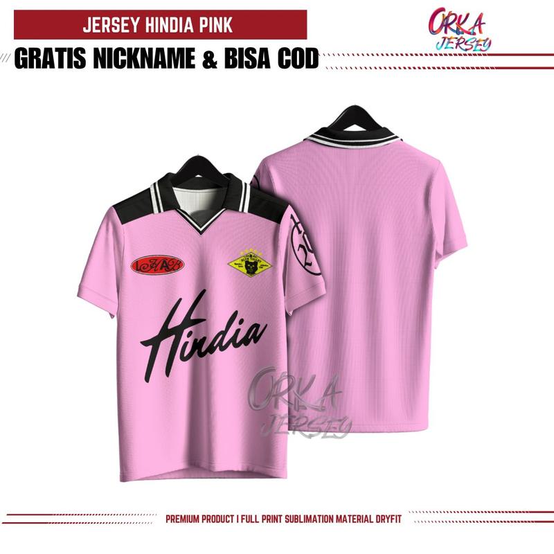 Jersey Hindia New 2024 Drifit Premium FullPrinting Gratis Pasang Nama No Punggung dan Nama Tim 2
