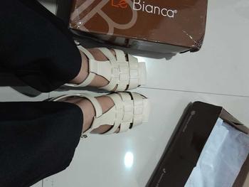 Product Review of Le Bianca ALY 21-0900 Sepatu Sendal Wanita Flat Sandal Army from N**m 3