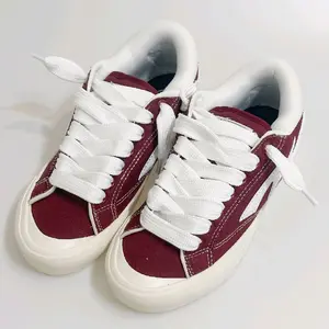 FOMO - Sepatu Obezt Maroon Series 39-44 Sepatu Sneakers Kasual Unisex Pria Wanita Canvas Casual Kerja Shoes