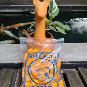 Gula Batu Orange Cap Gajah Kemasan 1 kg - Gula Batu Oren Cap Gajah Kemasan 1 kg Asli Produksi Pabrik Sendiri