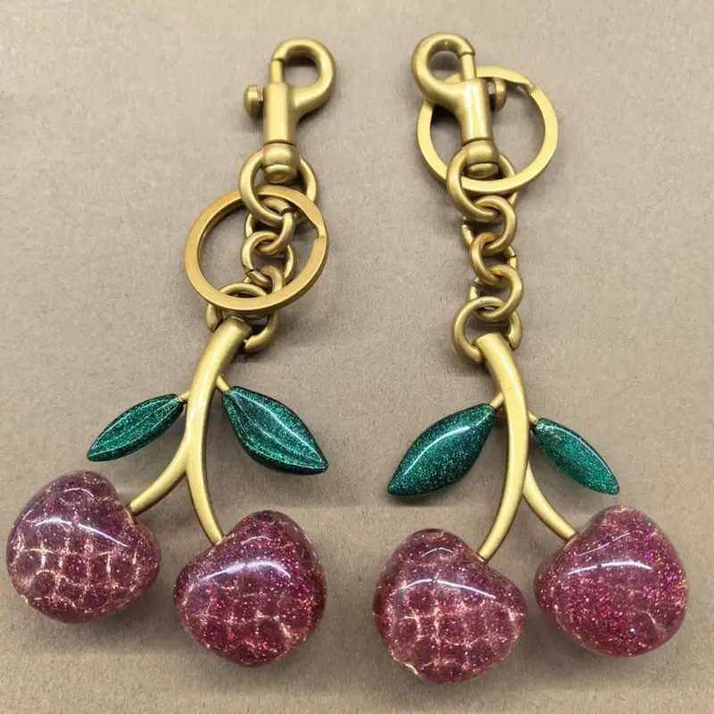 Gantungan Cherry daun lucu sesuai gambar 2
