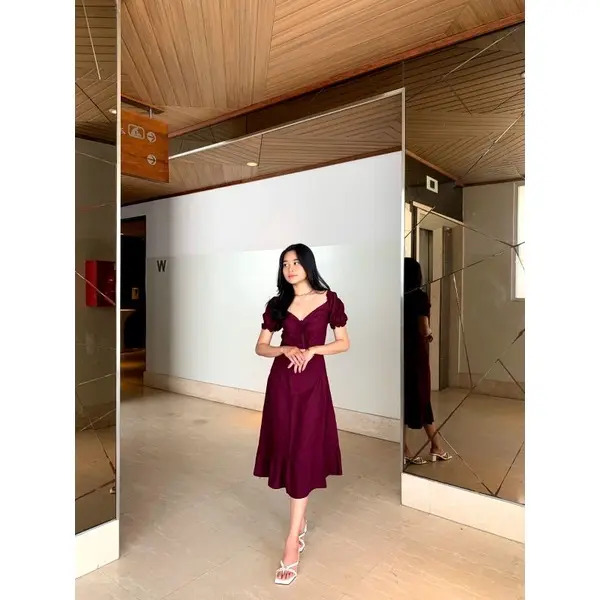 DRESS Cassandra - dress MIDI - dress hamil 3