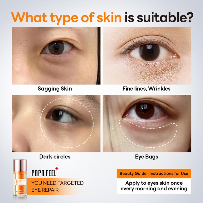 Product Introduction of FDA PAPA FEEL 5D Peptide Eye Cream 15g | Remove dark circles 0