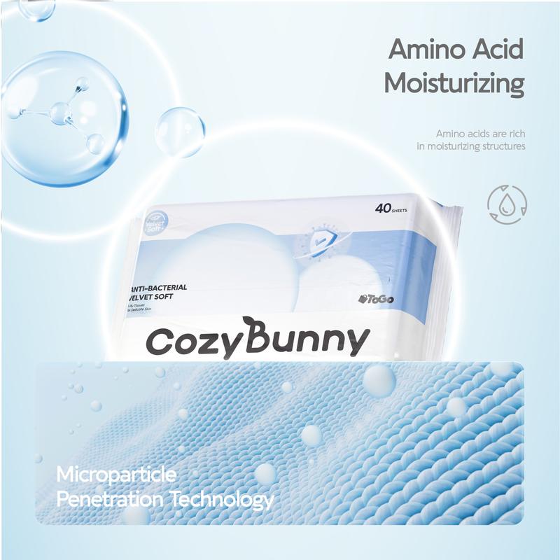 Product Introduction of CozyBunny Blissful Experience Box, Velvet Soft Lotion Facial Tissues, Velvet Soft Lotion Antibacterial Facial Tissues (Total 24 Packs- 1600 Sheets; 4Ply) (with less than $1 per pack) 14