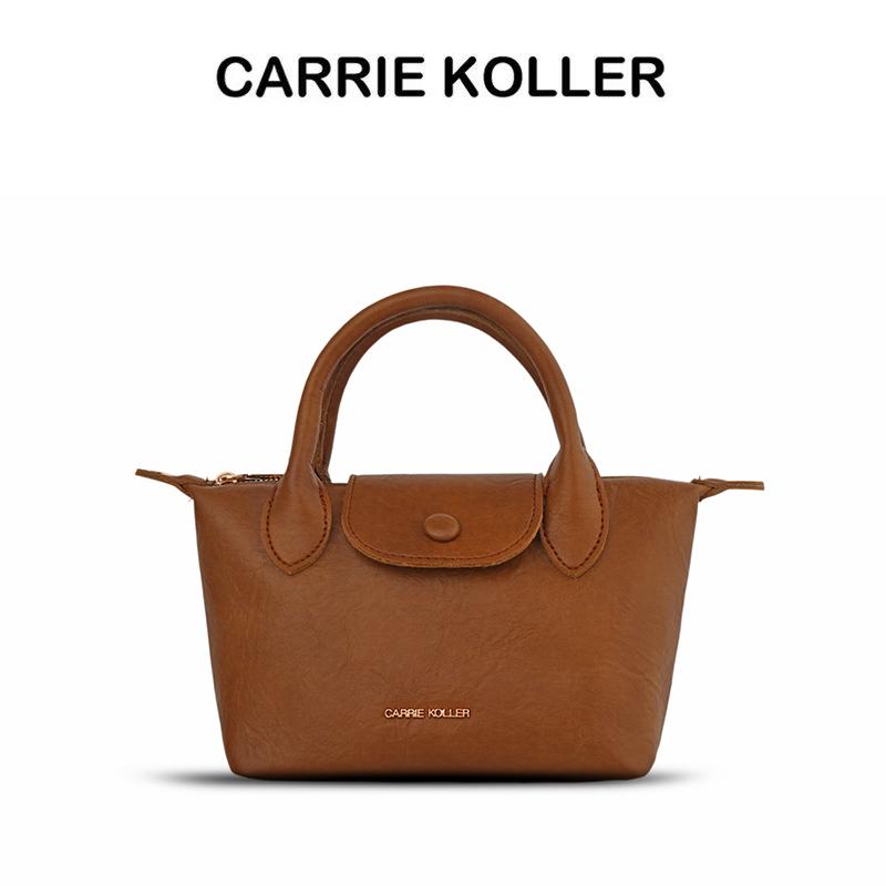 【CARRIEKOLLER】 Tas Selempang Retro Wanita Tas Bahu PU Women's Shoulder Bag