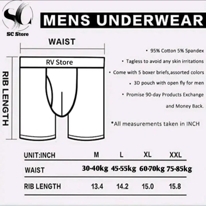 celana dalam isi4pcs celana UNDERWEAR BOXER lakilaki bahan katunlembut karet elastis nyamandi pake ternyaman terlaris Pria Pendek Dewasa Hitam Cowok Motif Kotak Remaja Modest Cuci Kering Spandex XXL 3