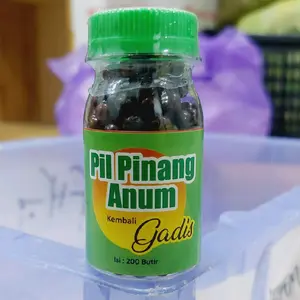 gadis boba pil hijau pinang anum