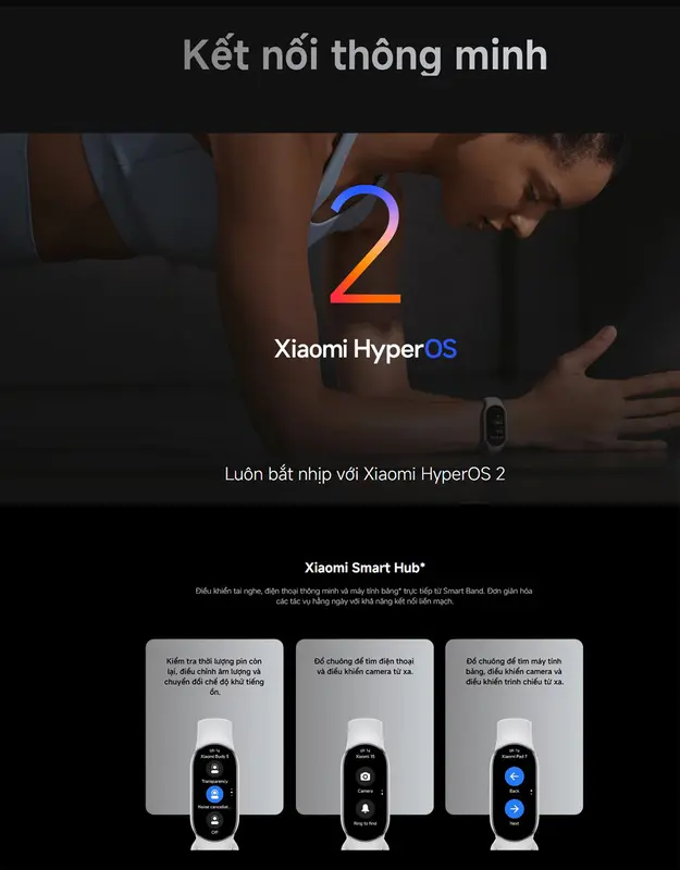 Đồng Hồ Thông Minh Xiaomi Mi Band 10 - Hàng quốc tế chính hãng có tiếng việt - BH 12 tháng | BigBuy360 - bigbuy360.vn