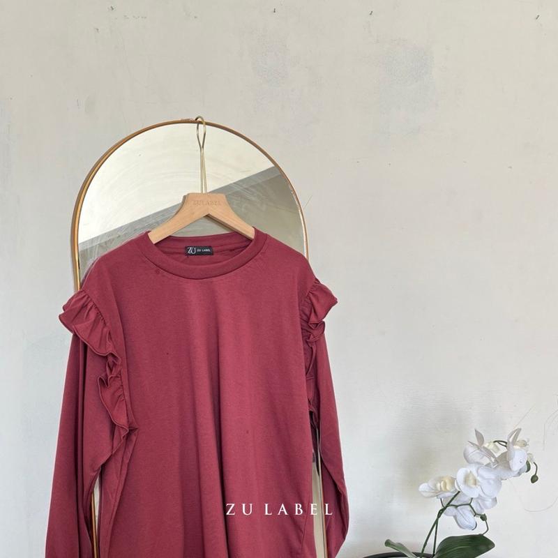 Miska Baju Kaos Atasan Wanita Polos Katun Combed 30s by Zulabel 5