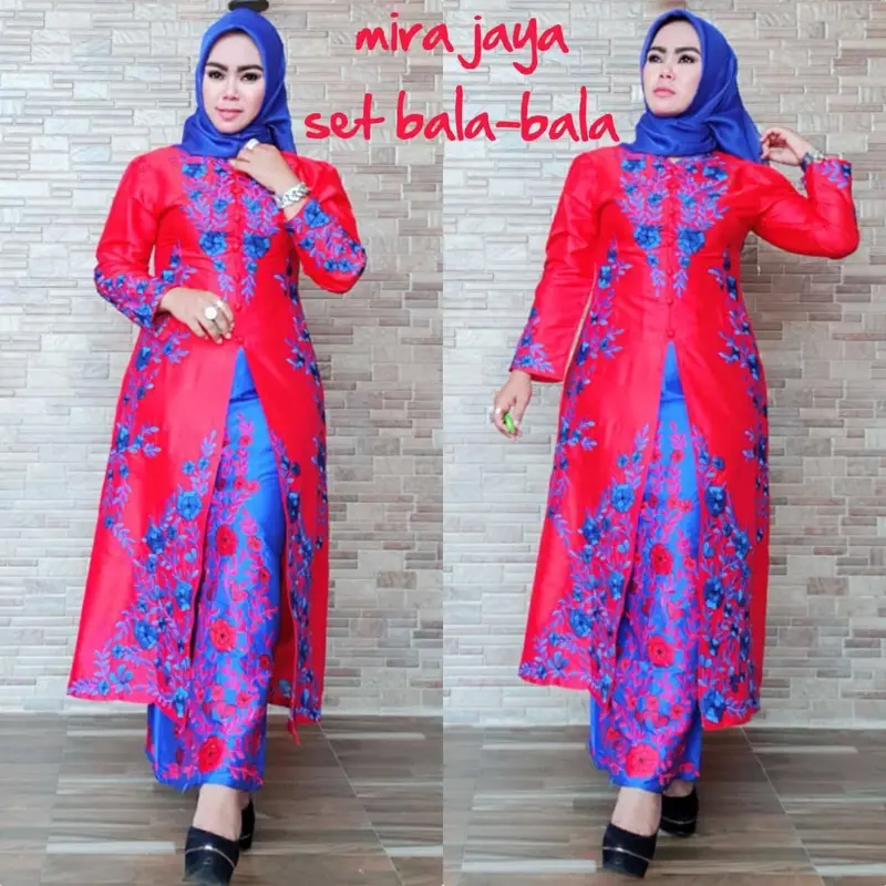 kEBAYA BORDIR SET BALA BALA//KEBAYA PESTA TERBARU 1