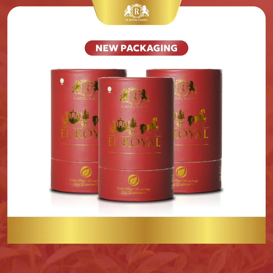 El Royal - Special Edition Herbal daytox Tea 3 PCS hijau green