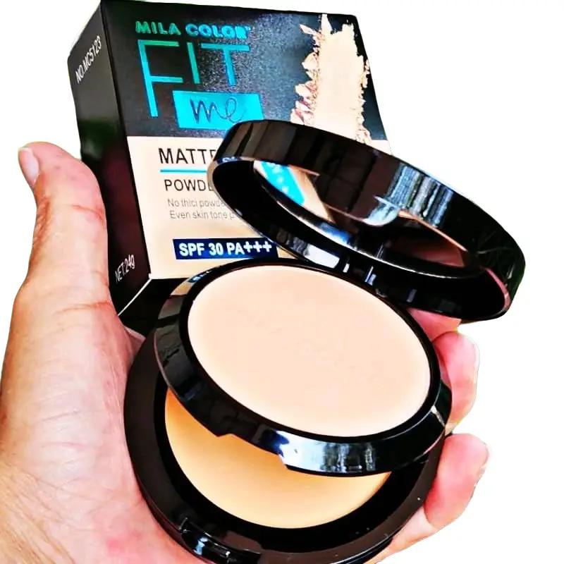 Bedak Glowing 2in1 Padat Dan Basah Anti Air Melembabkan - Waterproof, Powder - Wajah, Kering 0