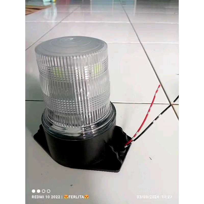 LAMPU ROTARI BLITZ  PESAWAT 2 MODE 2X DAN 1 X KEDIPAN  12VOLT&24VOLT CAR Kabel 4