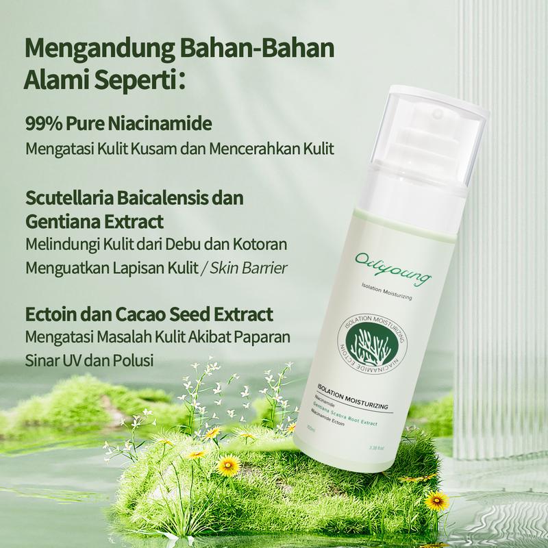OILYOUNG Isolation Moisturizing Spray Niacinamide - Skin Brightening, Hydrating, Moisturizer- Toneup Kulit Kusam [BPOM] 6