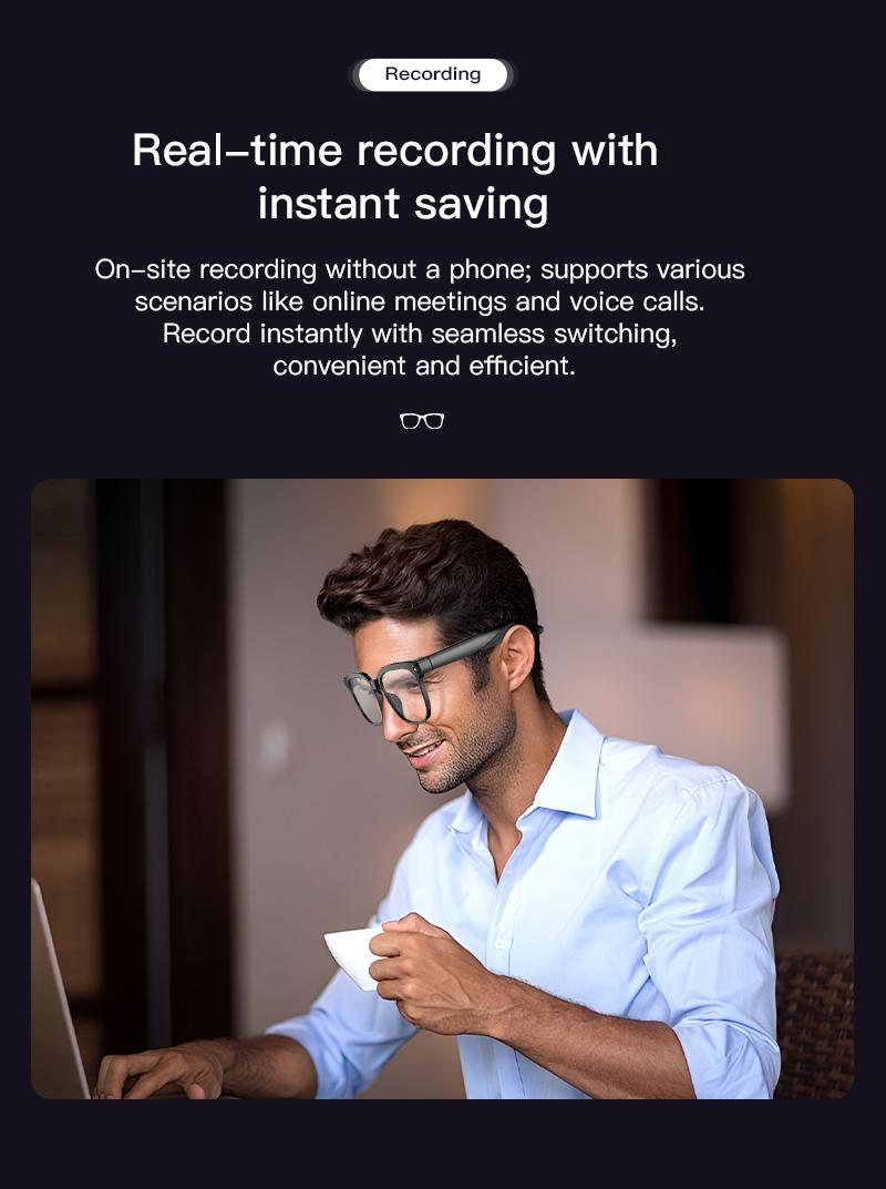 PEJE Smart Glasses 800W Camera AI Translate | OutdoorSmart Sport | Remote Photo & HD Video | Bluetooth 5.4 Music | Hands-Free Calling | IP65 Waterproof Kacamata Pintar Outdoor