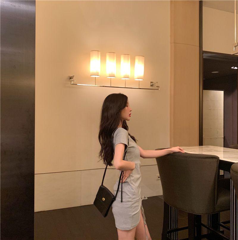 Product Introduction of Váy ngắn Tay Hàng Mới Về Mùa Hè, Phong Cách Hàn Quốc, Dáng Ôm, Phong Cách Học Viện, Váy Ngắn, Thích Hợp Cho Học Sinh Nữ, Váy Bạn Gái, Hợp Xu hướng, Làm Bằng Bông Thường Ngày 29