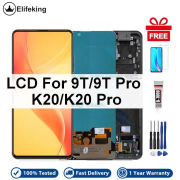 Màn hình LCD, dành cho màn hình cảm ứng Xiaomi Mi 9T Pro / Mi9T và Redmi K20 / K20 Pro, Lắp ráp Digitizer, Thay thế