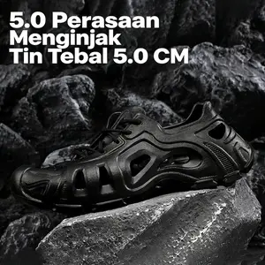 Sandal Clog Pria Wanita Dengan Penyangga Lengkungan 2026 Baru Sepatu Pantai Luar Ruangan Anti Slip Sol Empuk Nyaman Kasual