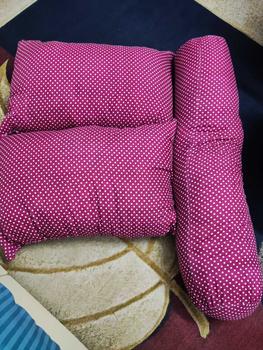 Product Review of Set Bantal Kekabu 3 Pcs (Bantal Kapala -2, Bantal Panjang -1) Warna Random Murah2 Soft basuh mesin sederhana boleh tidur besar sokongan belakang huruf berwarna-warni Bedding Pillows from M**d H**q 0