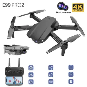 AFFSELV Drone Pro Mini Quadcopter Dual Battrey Camera Wifi 4K 360 Rotation Headless Mode Murah Kamera Remote Led Plastik