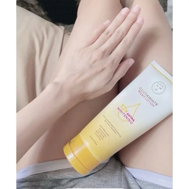SKINFLAIR GLUTAWHITE MILKY LOTION 150ml LOTION HB SKINFLAIR LOTION MILKY BOOSTER TONEUP WHITENING Mencerahkan Tubuh Pencerah Arbutin 3