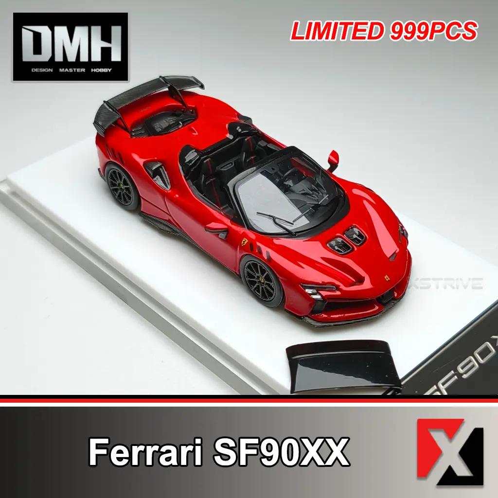 DMH 1:64 Ferrari SF90XX Spider Red Convertible - Shop | Tokopedia