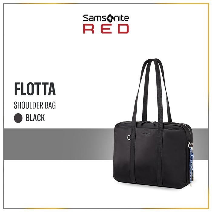 Gambar Samsonite Red Label Flotta Shoulder Bag - Black dari Samsonite Indonesia Kota Tangerang Tokopedia