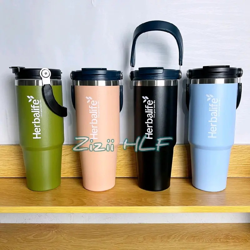 Tumbler HLF stainless premium 900 ml dengan sedotan 3