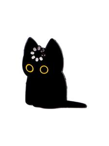 Broche de Diseño Animal Adorable de Aleación de Zinc, Accesorio Perfecto para Mochilas y Maletines, Broche de Gato de Dibujos Animados para Todas las Estaciones