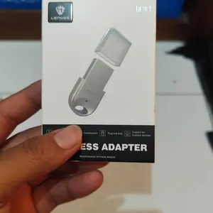 LENYES LR202 Bluetooth Receiver USB Wireless Adapter 5.1 Alat Bluetooth Salon Speaker Audio Mobil