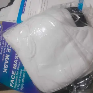 Masker Duckbill Murah 1 Box 50pcs Hitam Putih Mix