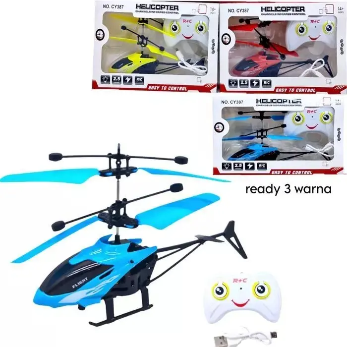 Helikopter Warna Warni Mainan Helikopter Warna Warni Sensor Tangan Pesawat Terbang Remote Control