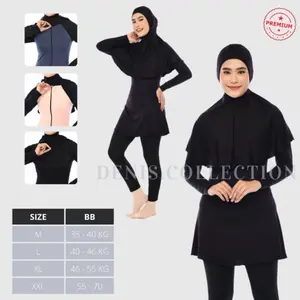 Baju renang muslimah syari dewasa wanita muslim perempuan remaja swimwear hijab