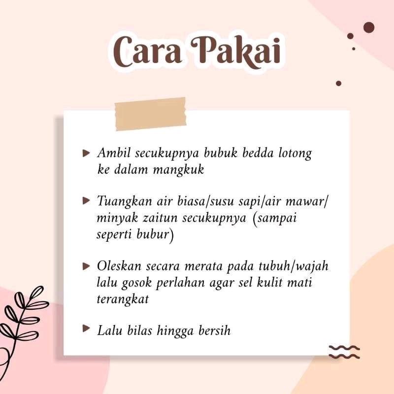 paket hemat 5pcs+ Free 1pcs Bedda lotong original lulur rempah hitam khas bugis Memutihkan Perempuan Laki-Laki Melembutkan 3