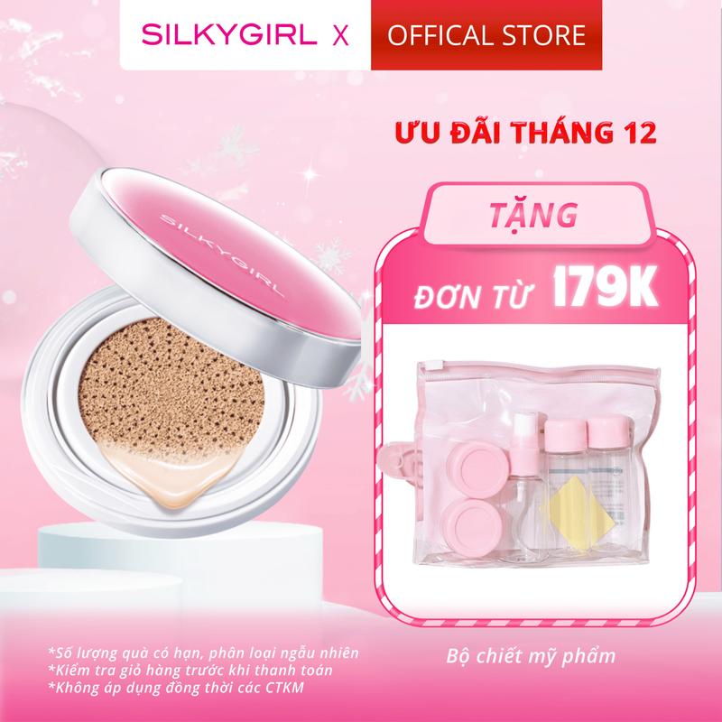  Phấn Nước Chống Nắng Lâu Trôi Silkygirl Serum Cushion SPF50+PA+++ 13g 