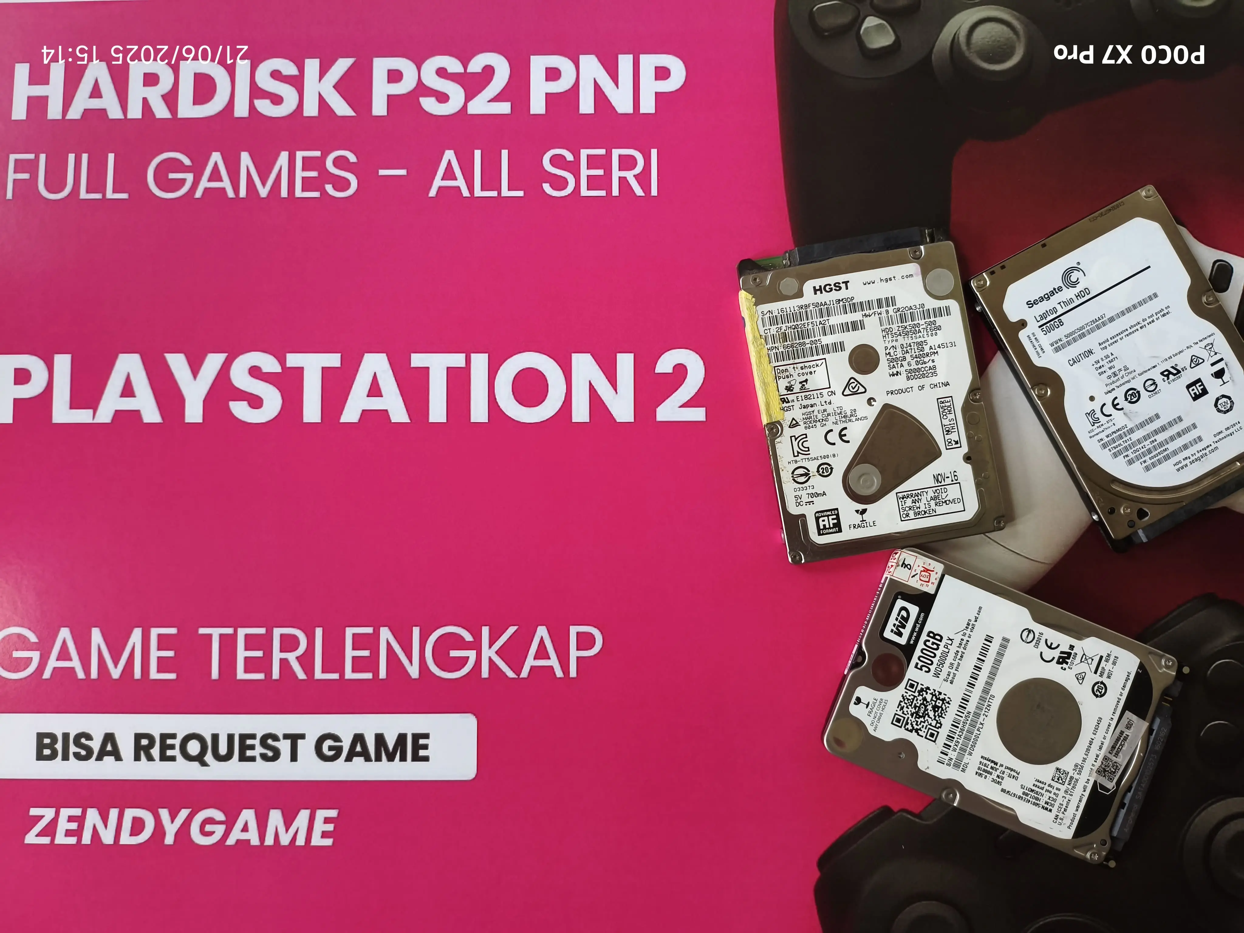 [160GB] HARDISK PS2 PLUG N PLAY 120GB | HARDISK PS2 MATRIX DAN SLIM TINGGAL COLOK LANGSUNG MAIN | HDD PS2