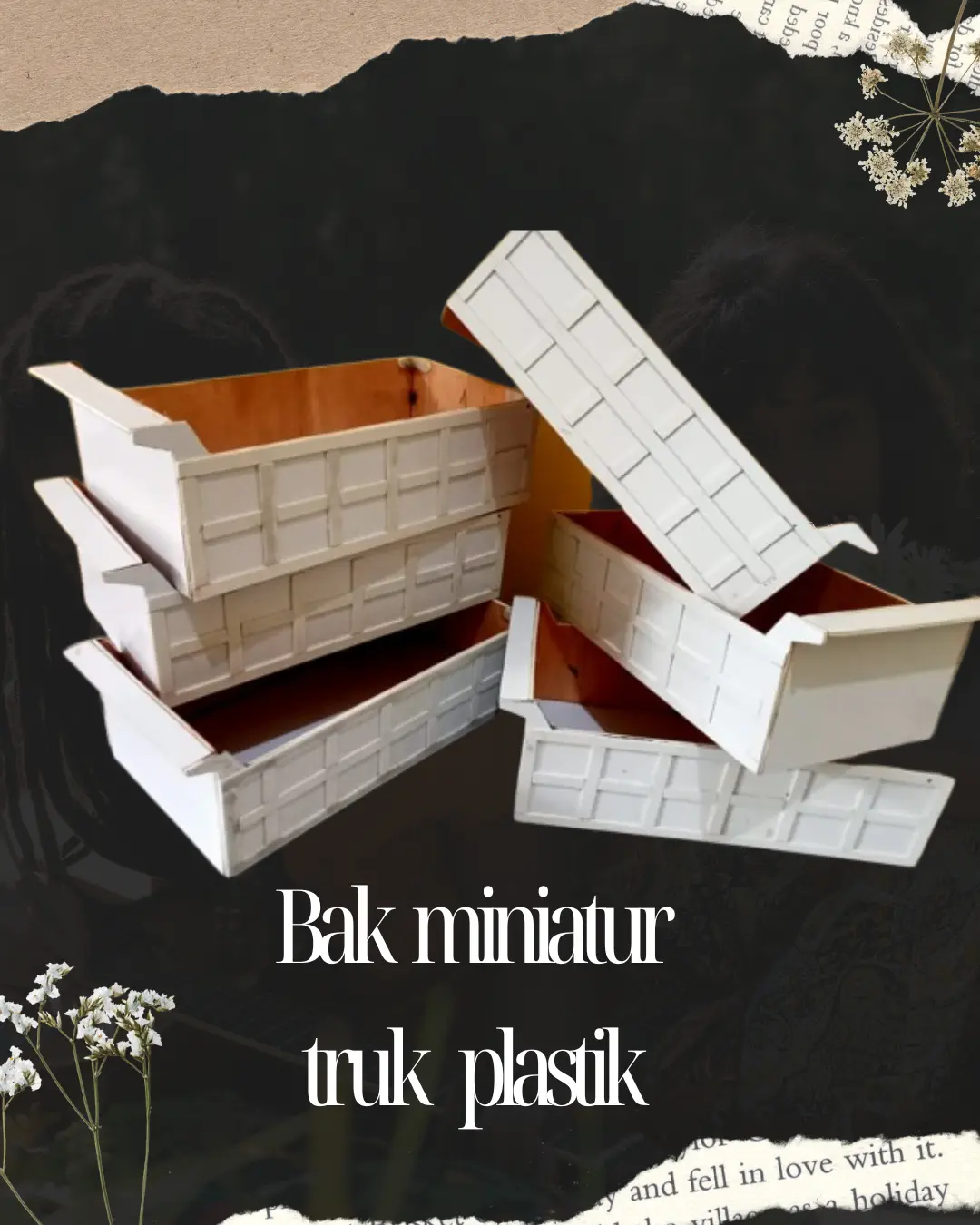 Bak miniatur truk plastik