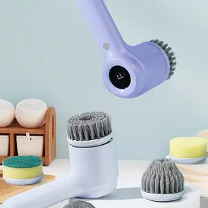 Electric Spin Scrubber Handheld Powerful Scrubbers For Cleaning Spin Scrubber With Replaceable Brush Heads Powerful Cleaning