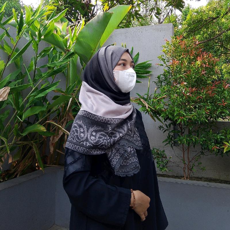 Nisa Scarf Pashmina Motif Import Bahan Katun Viscose 3