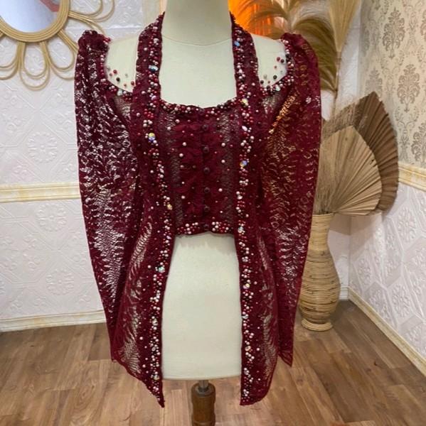 Kebaya Kutubaru Elegan untuk Pesta Mewah dan Kondangan - Dress - Baju 3
