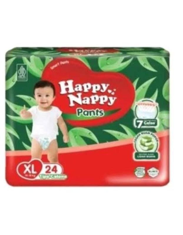 HAPPY NAPPY SMART PANTS S40/M34/L30/XL26 POPOK BAYI TERMURAH TERLENGKAP 5