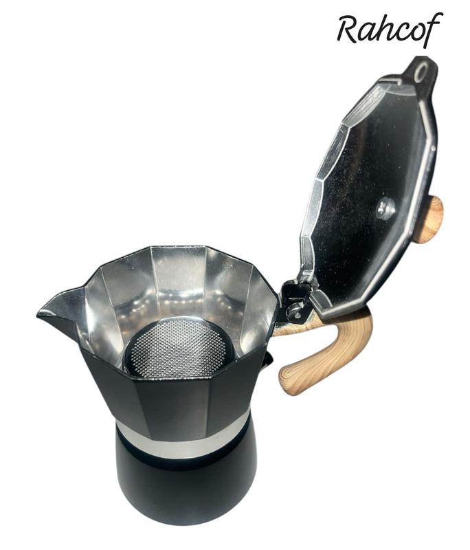 Moka pot Modif Gagang kayu bertekanan tinggi 0