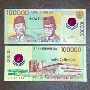 Uang Kuno 100K Polymer Soeta Tahun 90'an