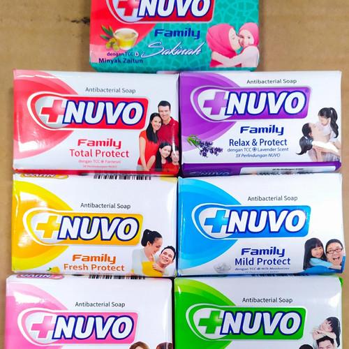 Sabun Batang Nuvo 72g ( PAKET ISI 10 PCS) MIX RANDOM WARNA 0