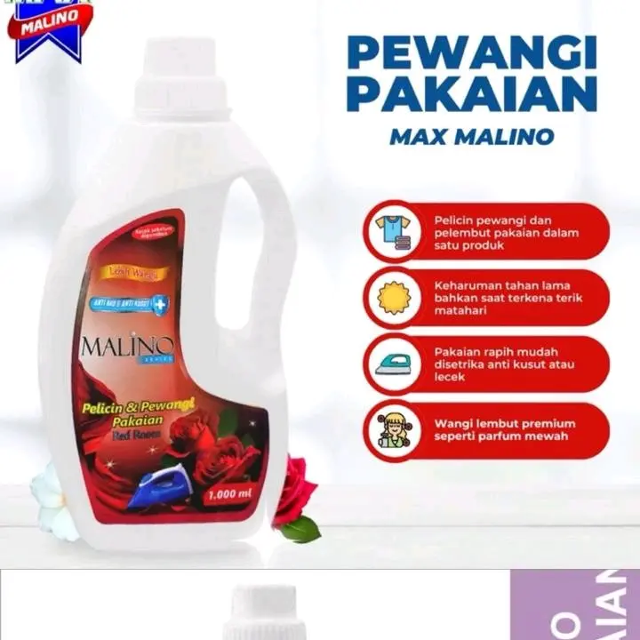 pelicin dan pewangi pakaian red roses 1 liter 1000ml