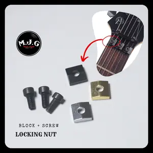 ￼screw and block nut locking gitar updown floyd rose gold chrome hitam